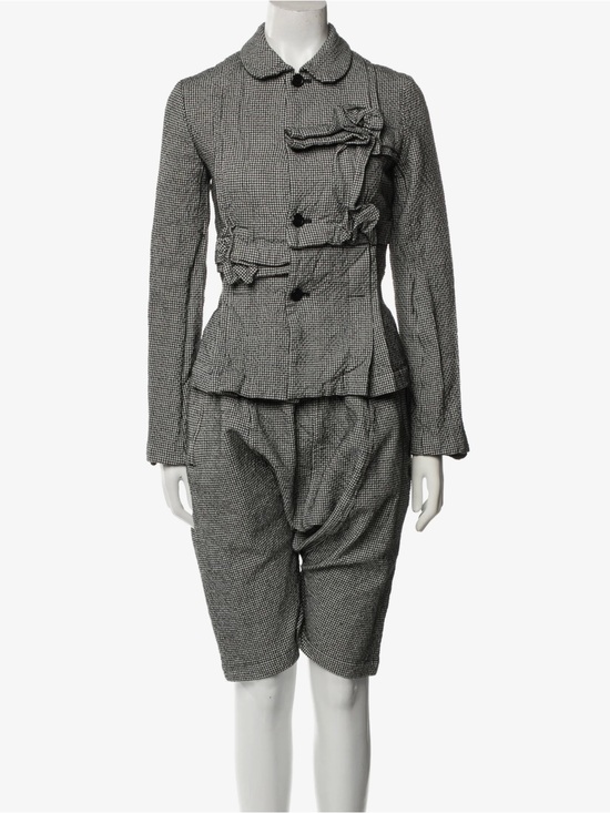 Comme des Garcons Pants - Comme des Garçons houndstooth wool suit